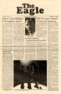 The American University Eagle - February 27, 1968 (front)