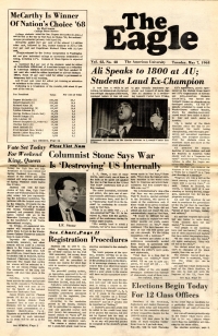 The American University Eagle - May 7, 1968
