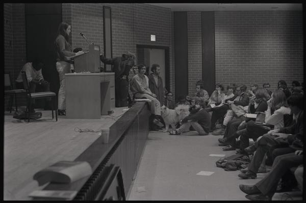 The New AU meeting at American University, April 24, 1969